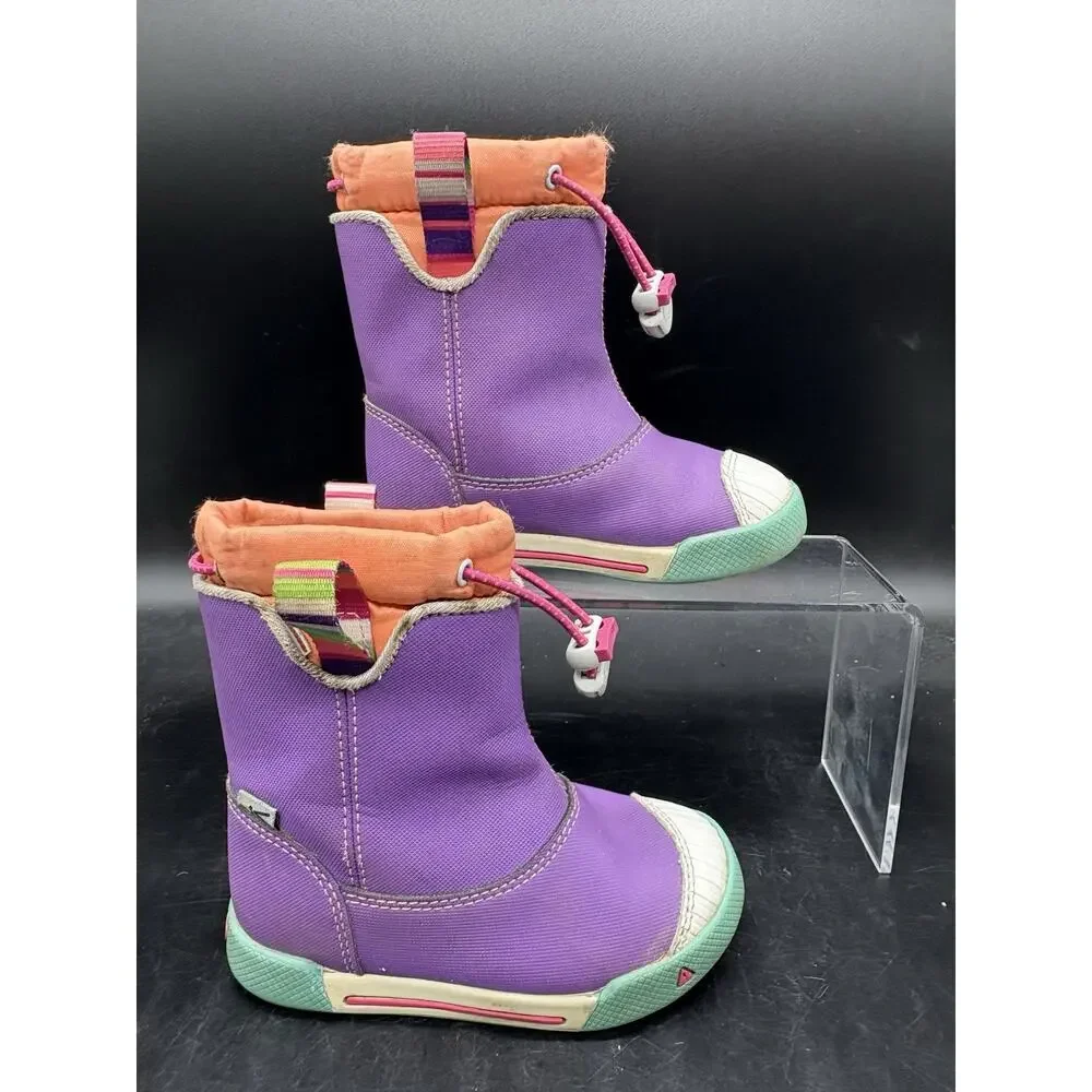 Keen Kids Encanto 365 Waterproof Boot toddler size 8C purple pink blue 1014403